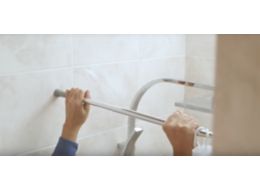 How To Install A Shower Rail And Curtain Ideas Advice Diy At B Q