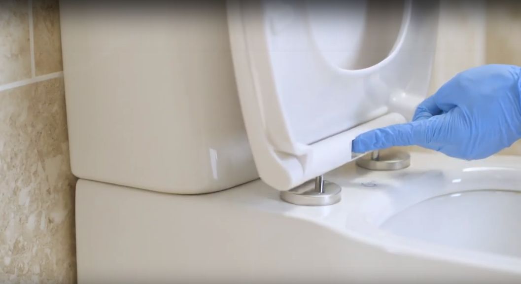 how to fix a toilet seat